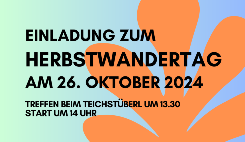 Banner DOERN Wandertag2024 (500px) Einladung zum Wandertag am 24 Oktober 2024